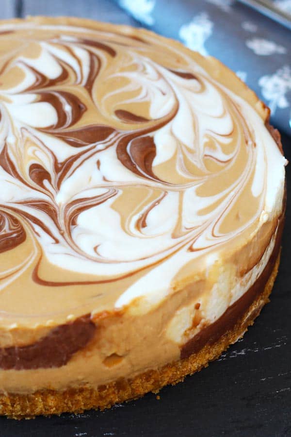 No Bake Nutella Dulce De Leche Cheesecake El Mundo Eats