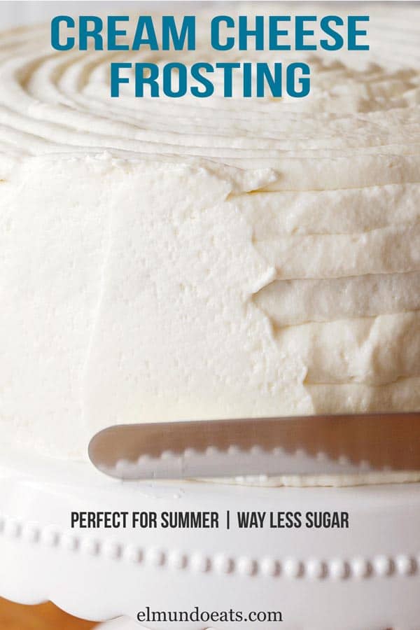 Summer Cream Cheese Frosting El Mundo Eats