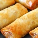Baked Chinese spring rolls