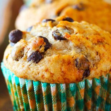 Banana Chocolate Chip Muffins