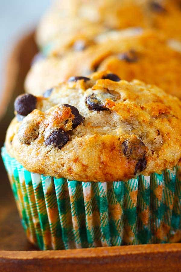 Banana Chocolate Chip Muffins