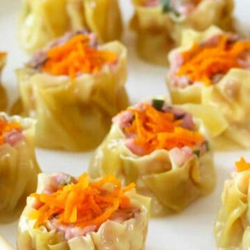 Chicken and shrimp shumai