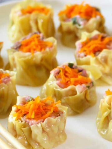 Chicken and shrimp shumai