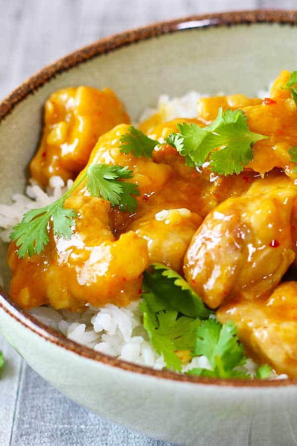 Healthier Orange Chicken