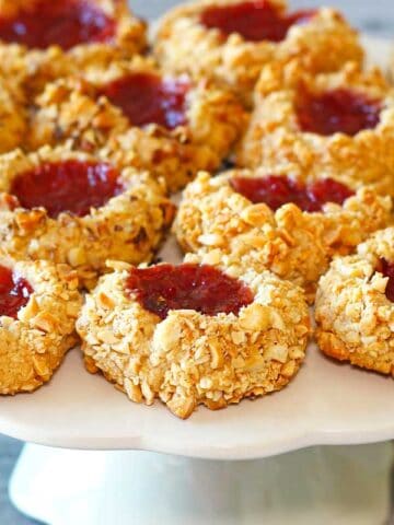 PB&J Thumbprint Cookies