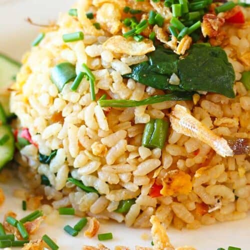 Spicy Anchovy Fried Rice (Nasi Goreng Kampung) El Mundo Eats