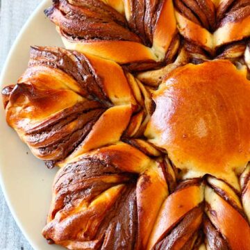 Nutella star bread