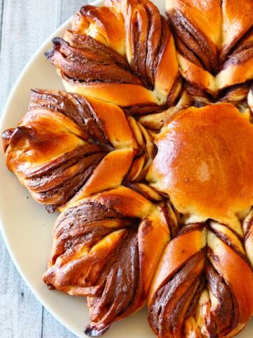 Nutella star bread