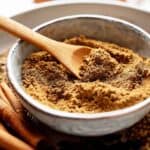 Homemade garam masala in a bowl