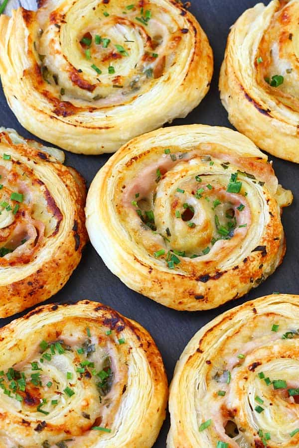 Ham and Cheese Pinwheels