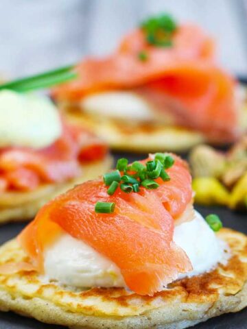 Smoked Salmon Blinis