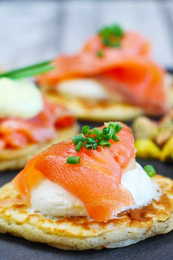 Smoked Salmon Blinis