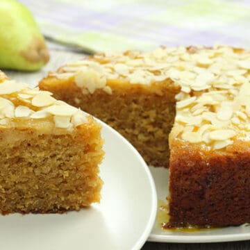 Almond Pear Cake