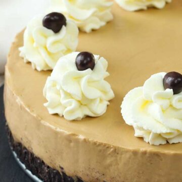 no bake coffee cheesecake