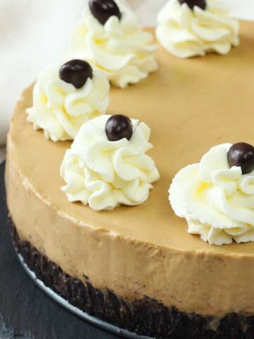 no bake coffee cheesecake