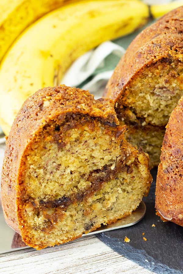 Banana coffee cake