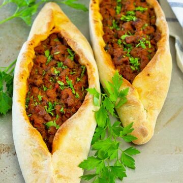 Beef Turkish Pide