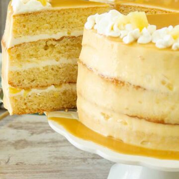 Caramel Pineapple Cake