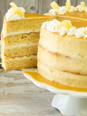 Caramel Pineapple Cake