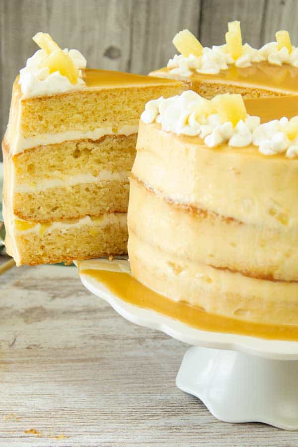 Caramel Pineapple Cake