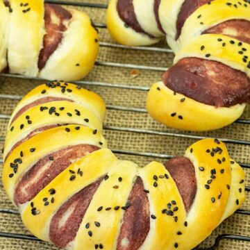 Caterpillar Red Bean Buns