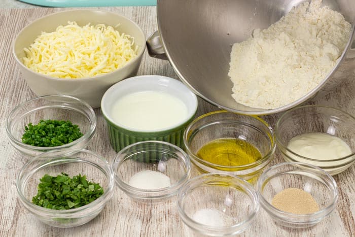 Cheese naan ingredients