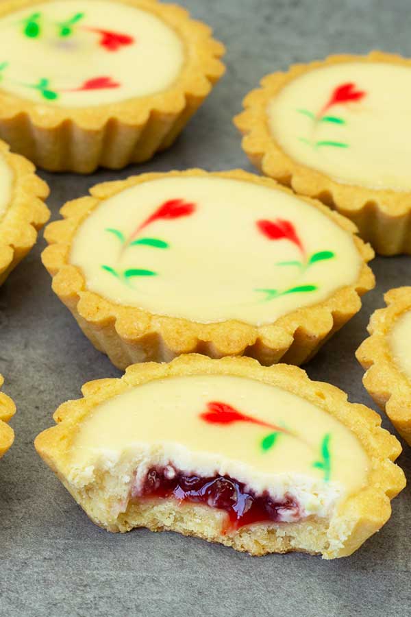 Strawberry Cheese Tarts