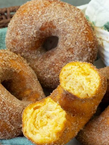 Yeasted Sweet Potato Donuts