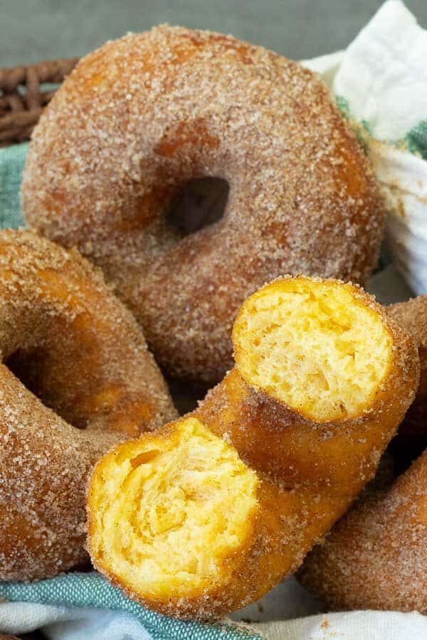 Yeasted Sweet Potato Donuts