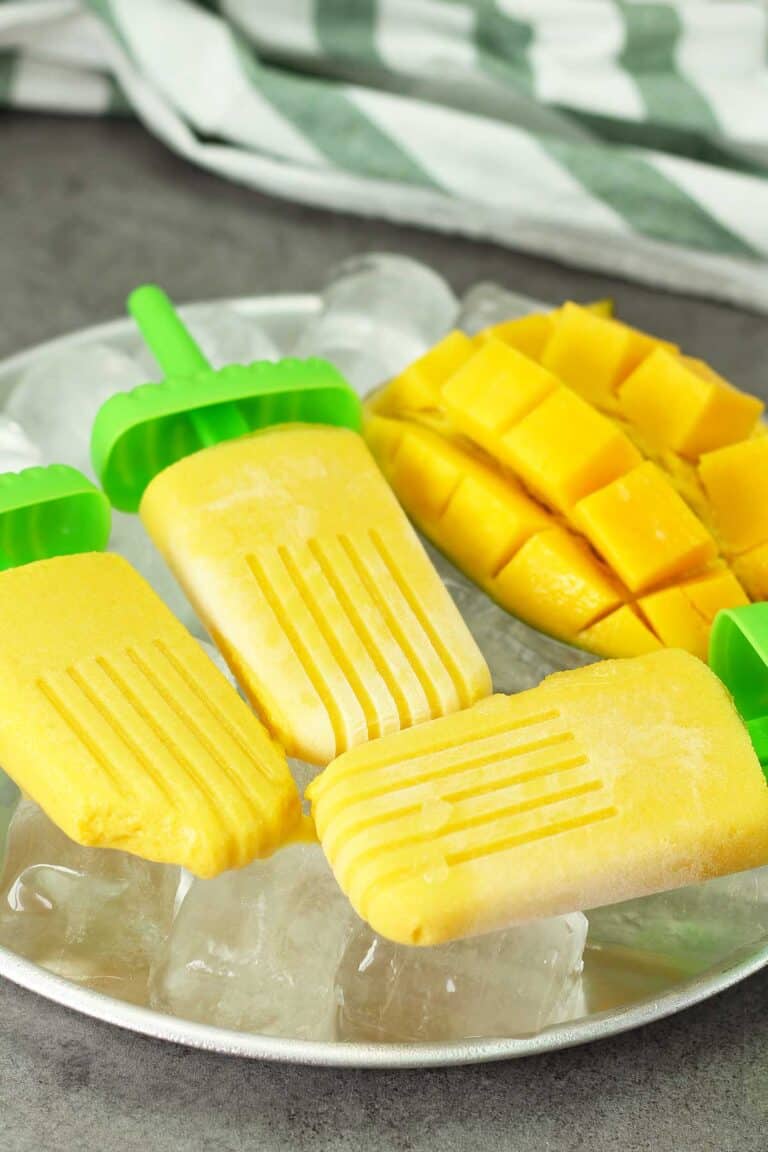Dairy Free Mango Coconut Popsicles Recipe El Mundo Eats