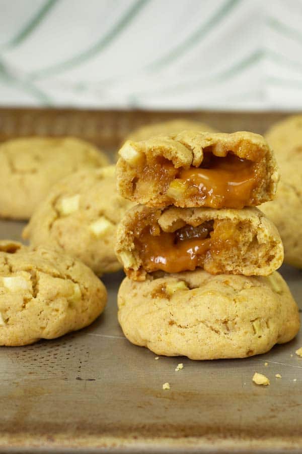 caramel apple cookies