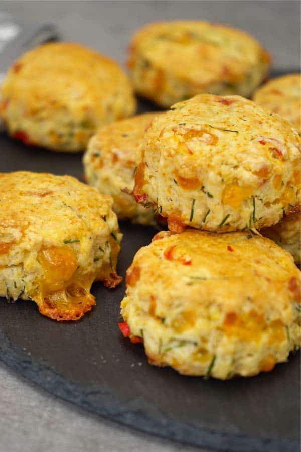 Chili cheese flaky biscuits