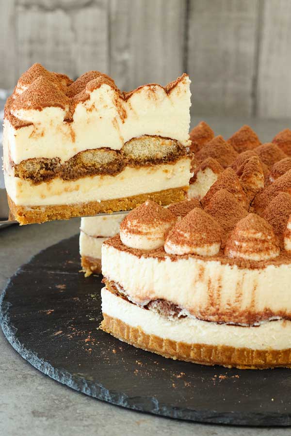 Cheesecake de Tiramisu Sin Horno - El Mundo Eats