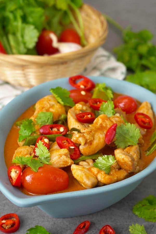 panang chicken curry