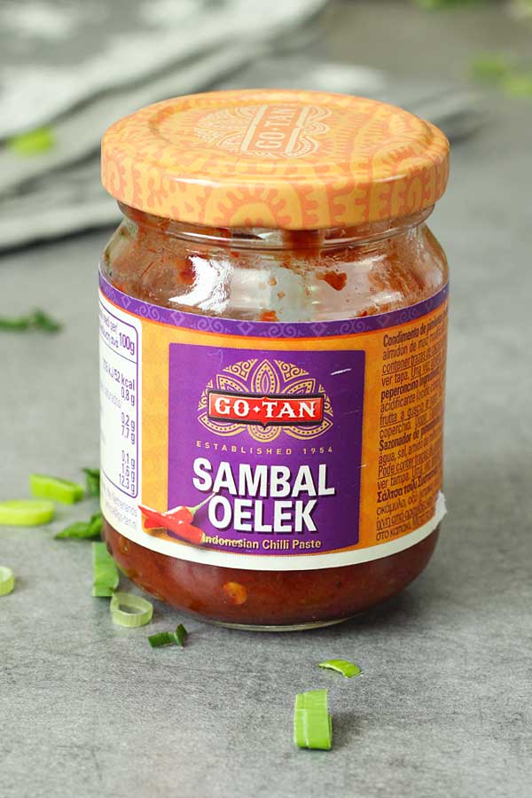 sambal oelek in a jar