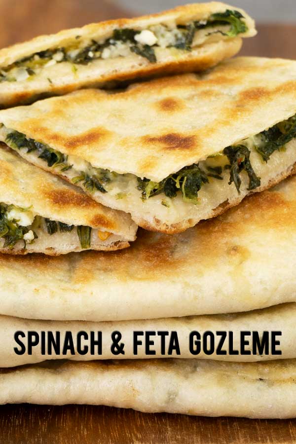 Spinach and Feta Gozleme El Mundo Eats
