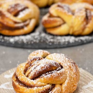 Nutella Babka Buns