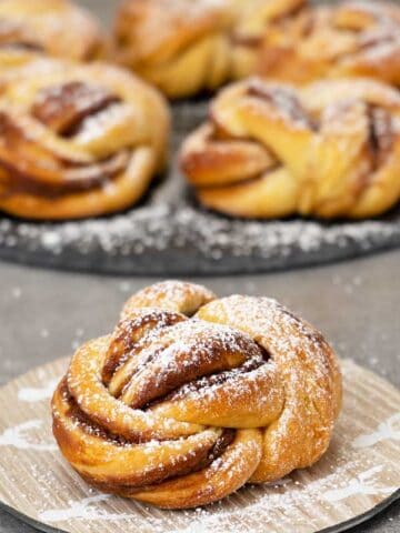 Nutella Babka Buns