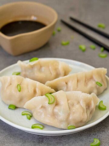 Chicken and Shrimp Boiled Dumplings