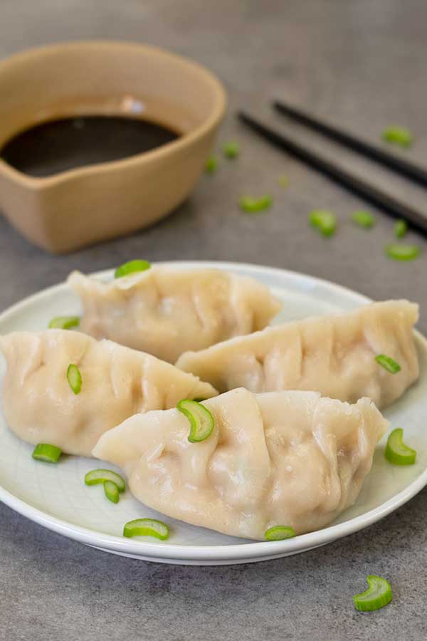 Chicken and Shrimp Boiled Dumplings