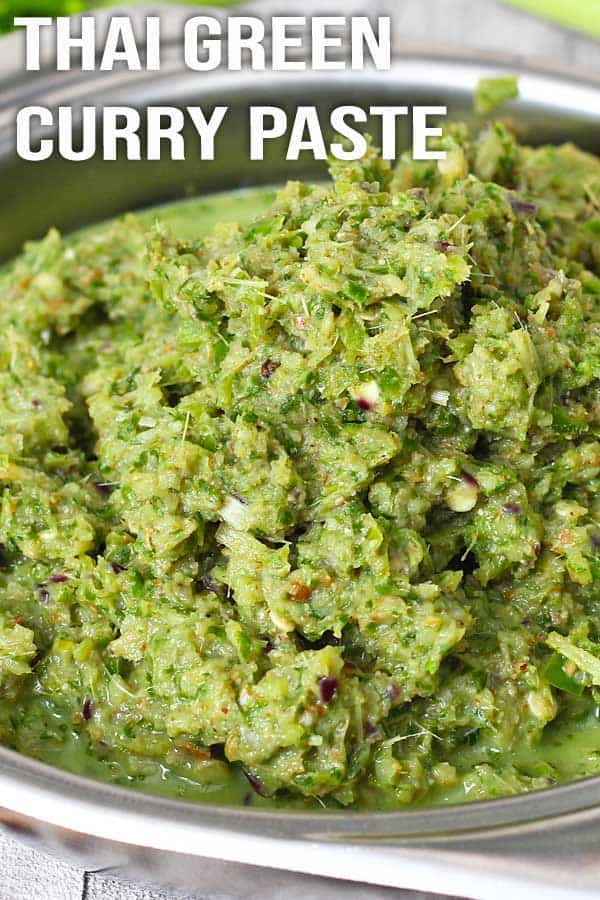 Pasta de Curry Verde Thai Casera El Mundo Eats