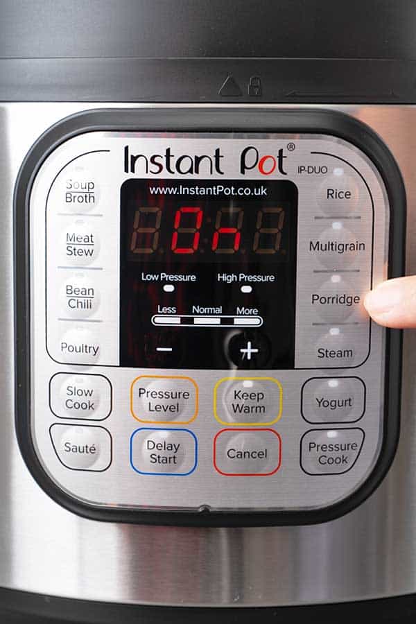 Instant Pot porridge setting