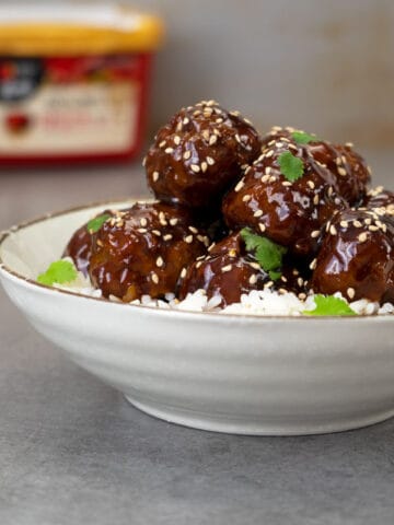 Korean BBQ Meatballs