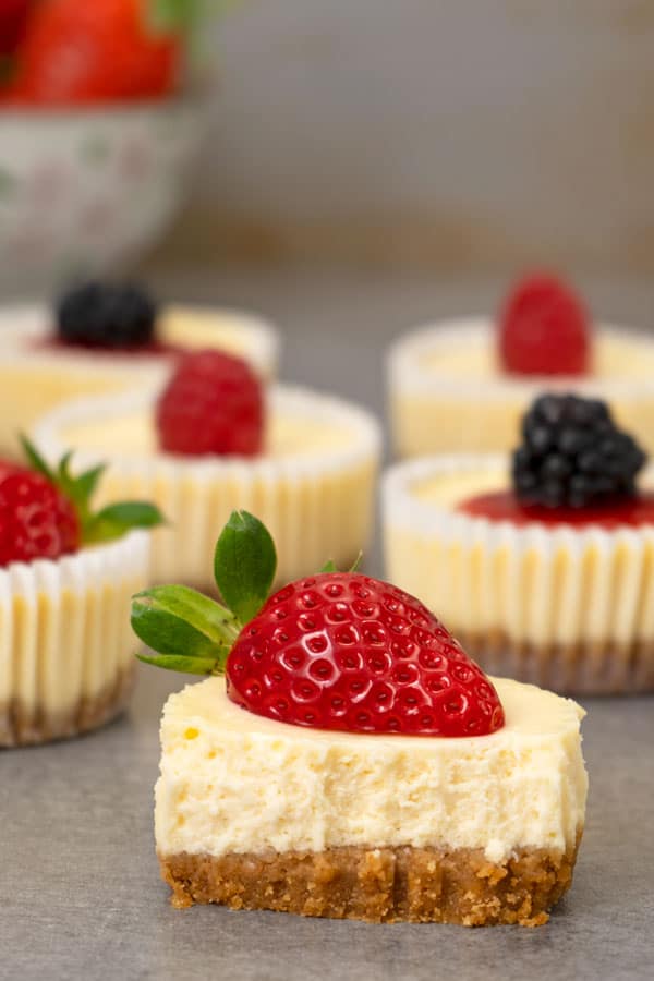 Easy Mini Cheesecakes - El Mundo Eats