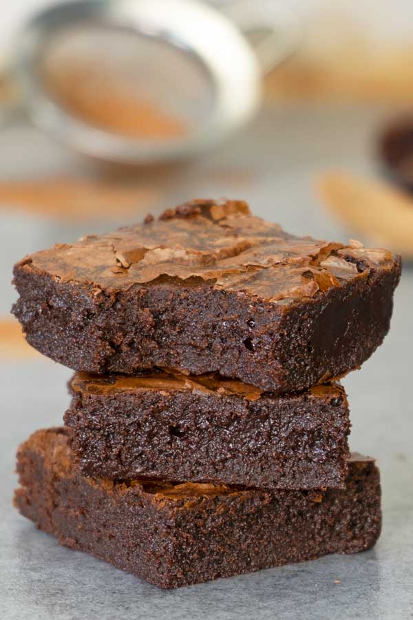 Fudgy Eggless Brownies