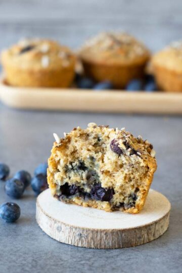 Healthy Blueberry Oatmeal Muffins (No White Flour & Refined Sugar) - El ...