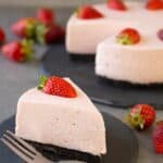 no bake strawberry cheesecake