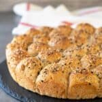 Everything Bagel Whole Wheat Pull Apart Bread