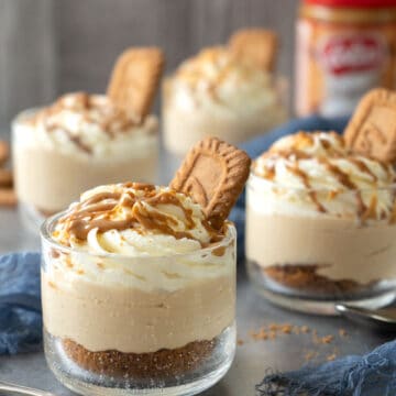 Cookie Butter Cheesecake Shots