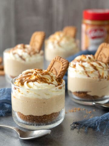 Cookie Butter Cheesecake Shots